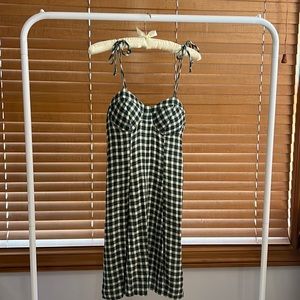 Plaid Green American Eagle Dress